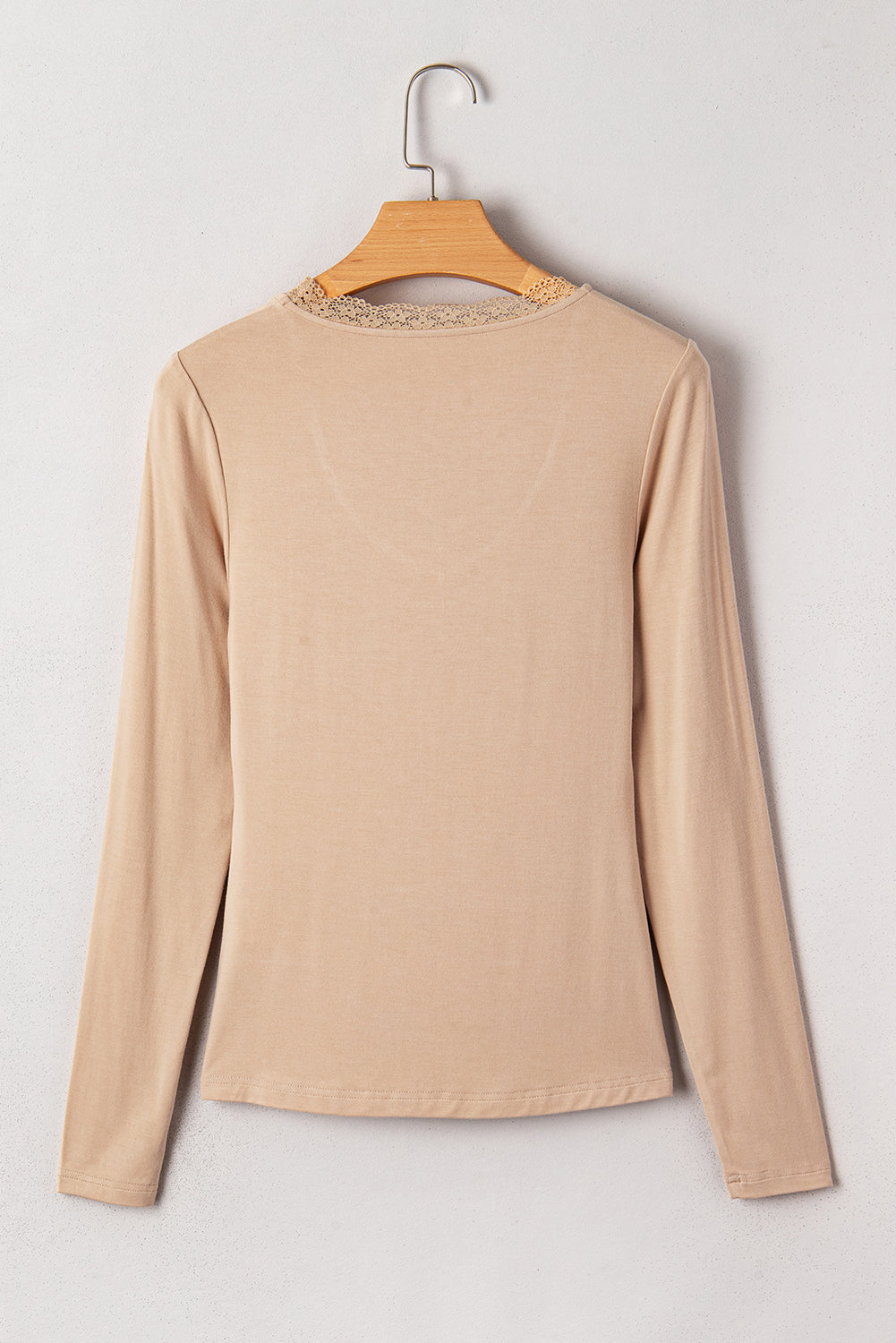 v neck long sleeve top