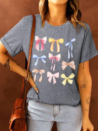 Graphic Cat Print Women's T-shirt with Shoulder Cut-outs