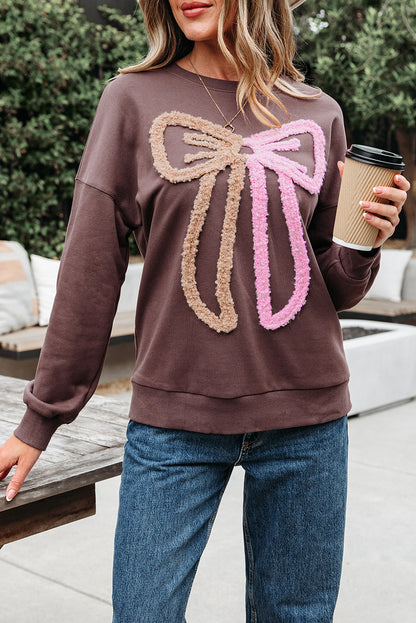 bow sweatshirt