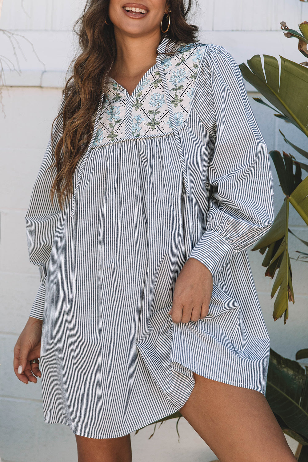 floral mini dress