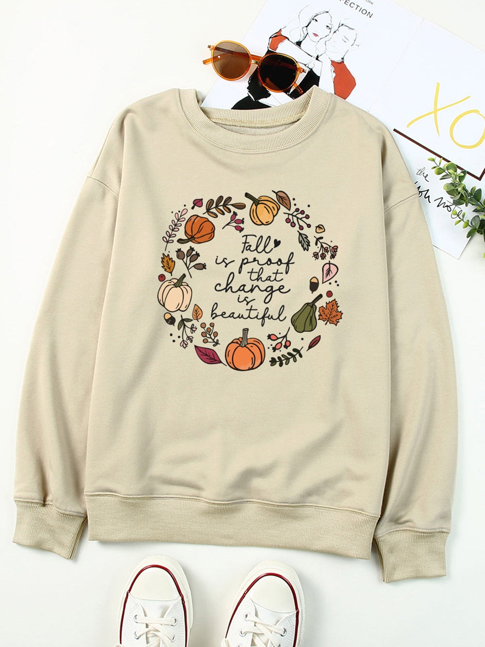 Harvest Harvest Pumpkin Patch Graphic Sweatshirt