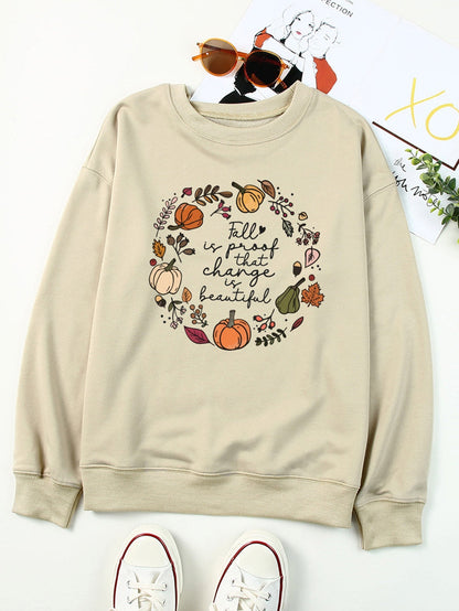 Harvest Harvest Pumpkin Patch Graphic Sweatshirt