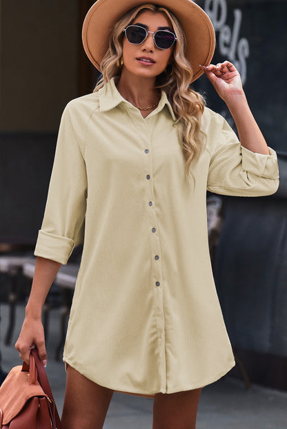 corduroy mini dress