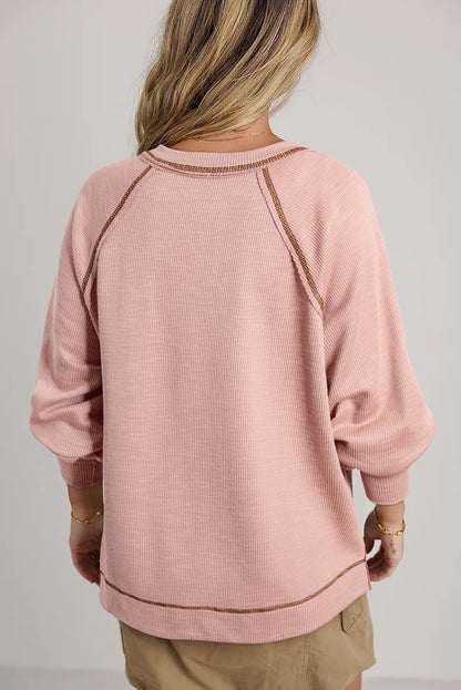 textured knit top
