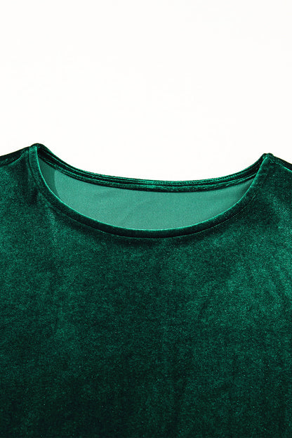 sequin short sleeve dress