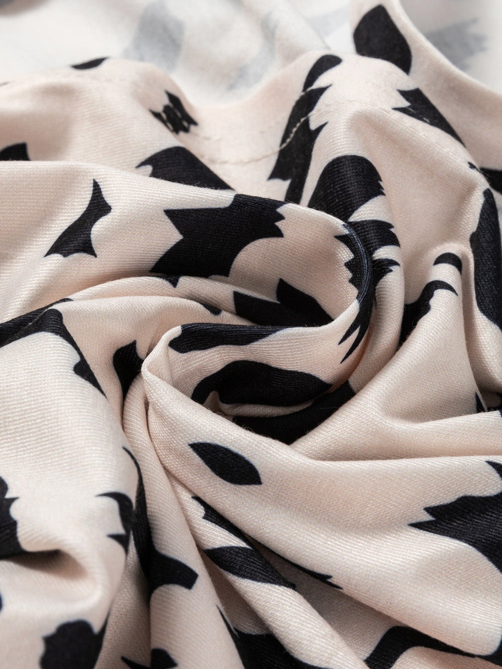 Khaki Leopard Print Twist Open Back Plus Size Top