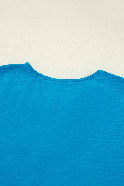 crinkle blouse womens