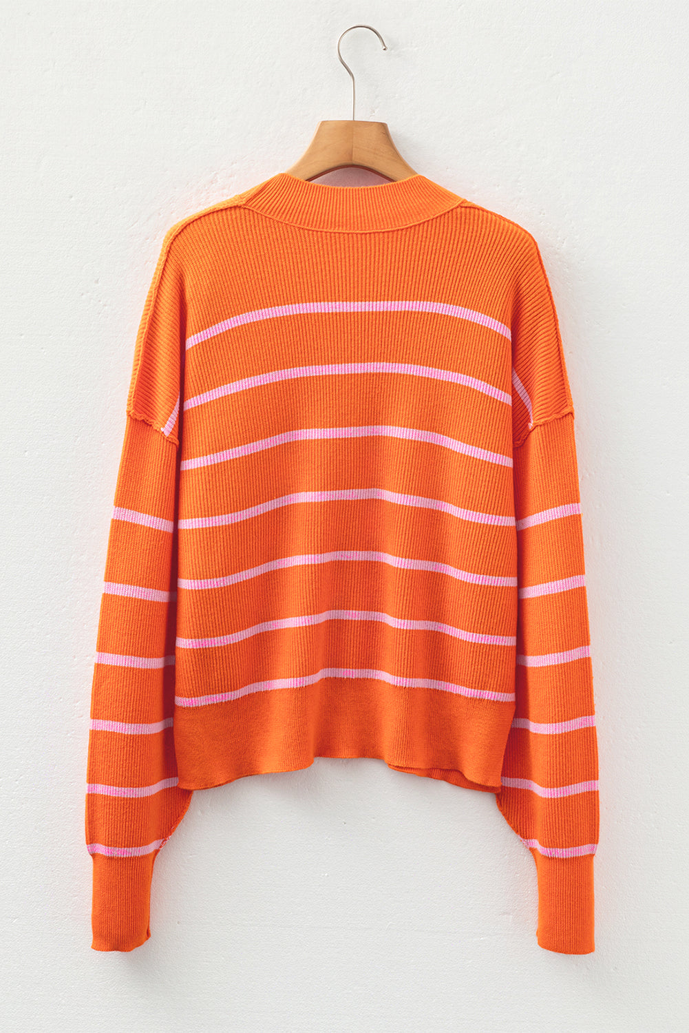orange stripe sweater
