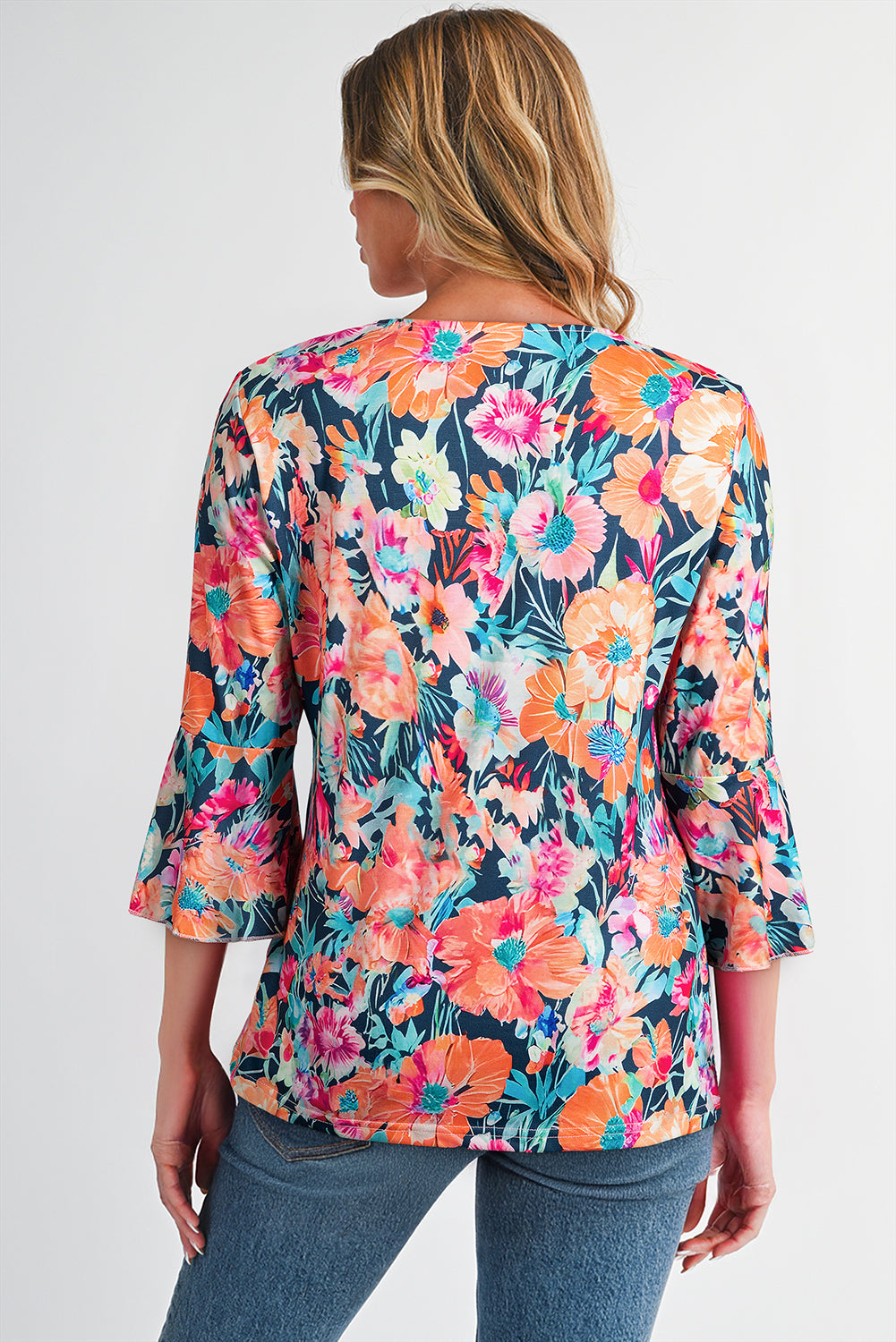 floral blouse long sleeve
