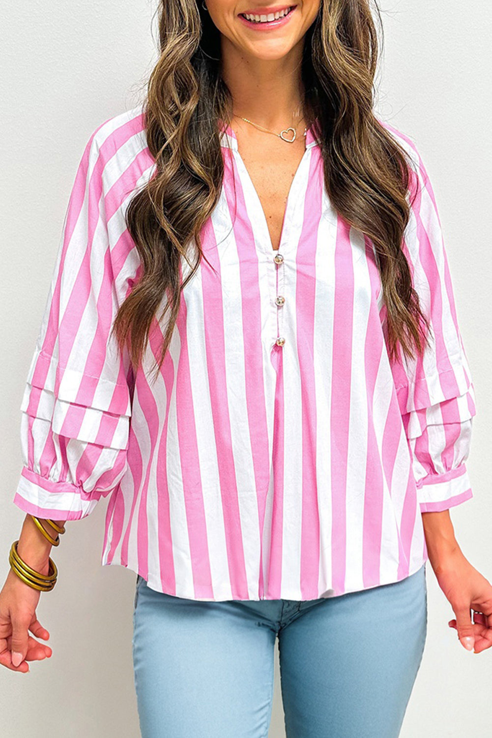 striped blouse