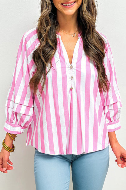 striped blouse