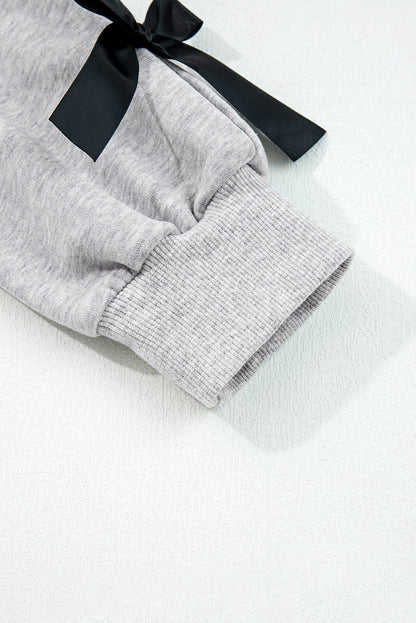 ribbon bow sweatshirt