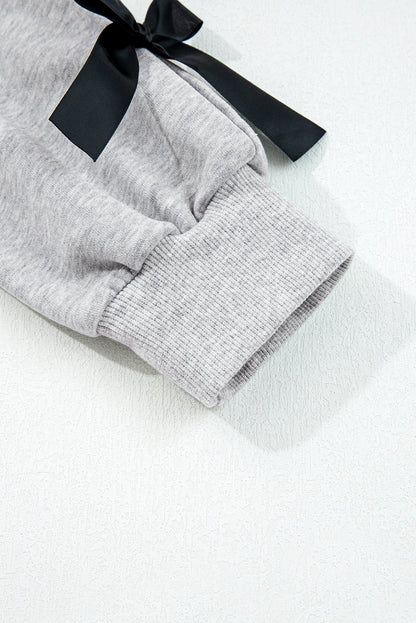 ribbon bow sweatshirt