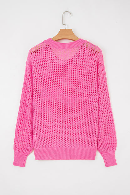 hollow out sweater