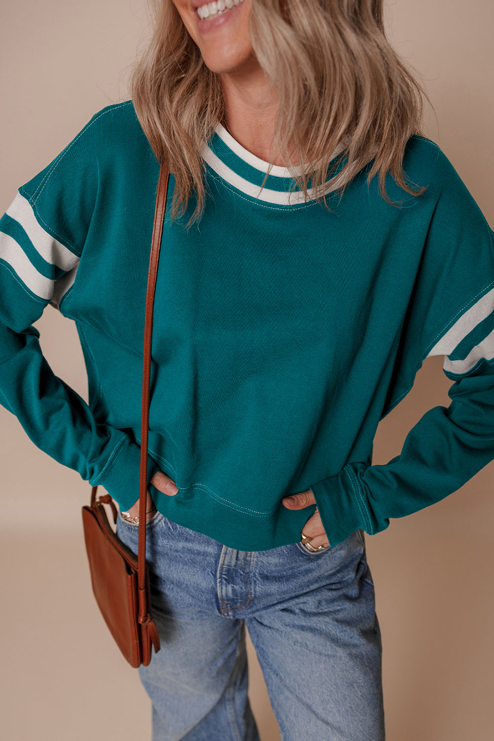 striped sweatshirt