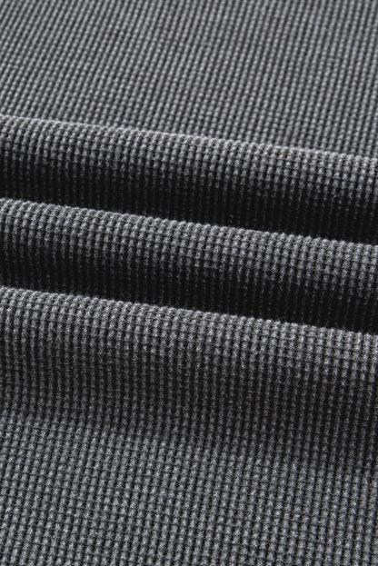 waffle long sleeve top