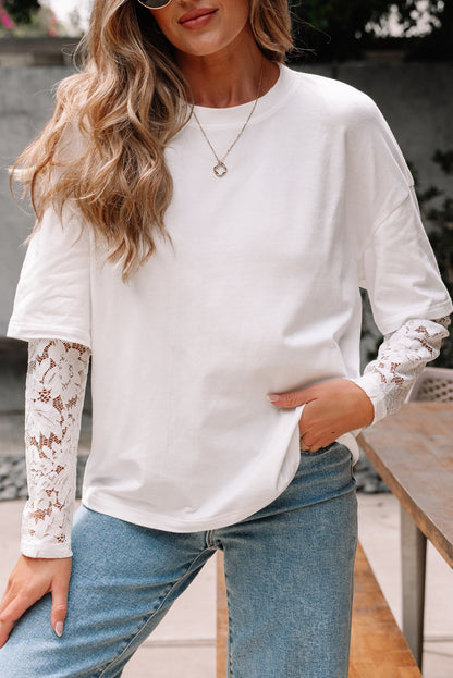 lace long sleeve top