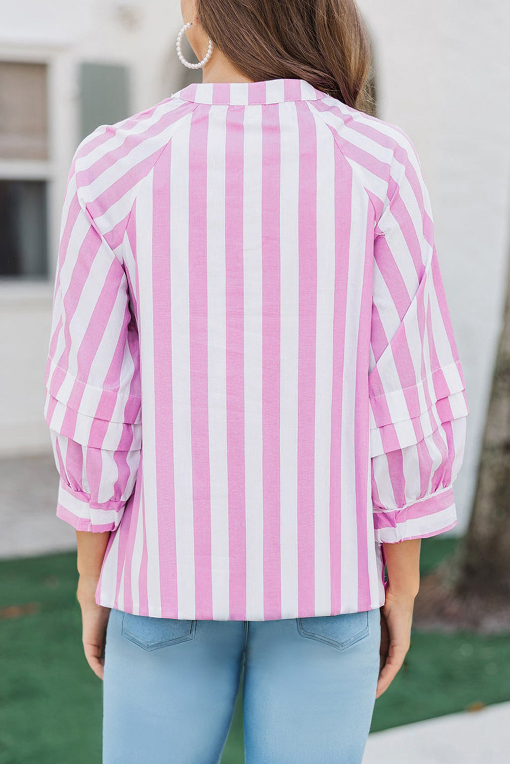 striped blouse