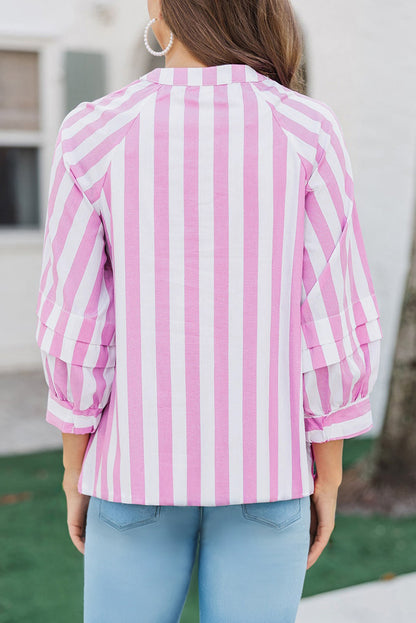 striped blouse