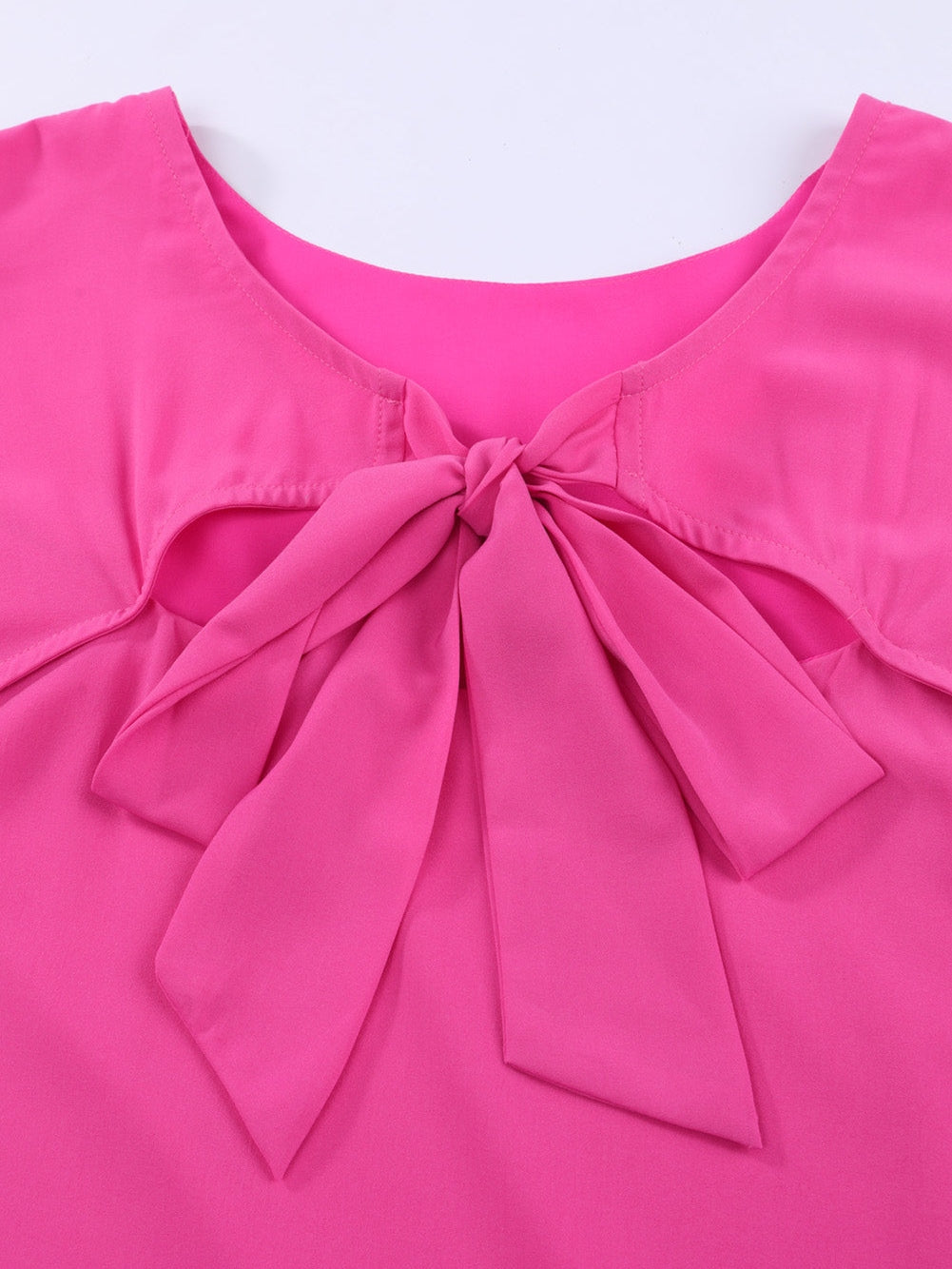 Rose Plus Size Ruffle Sleeve Mini Dress