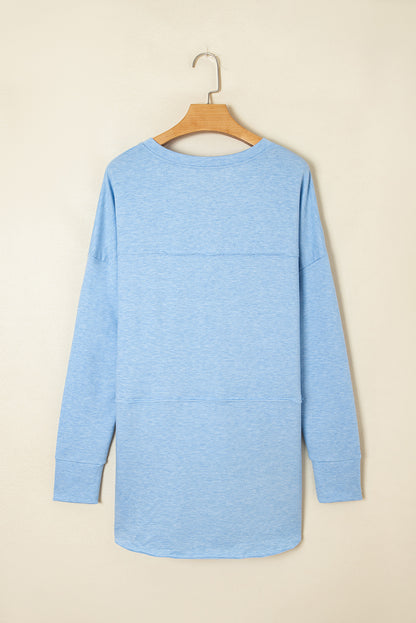 solid long sleeve top