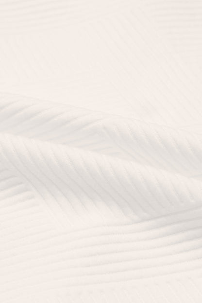 Solid Textured Flap Pocket Buttoned Shacket