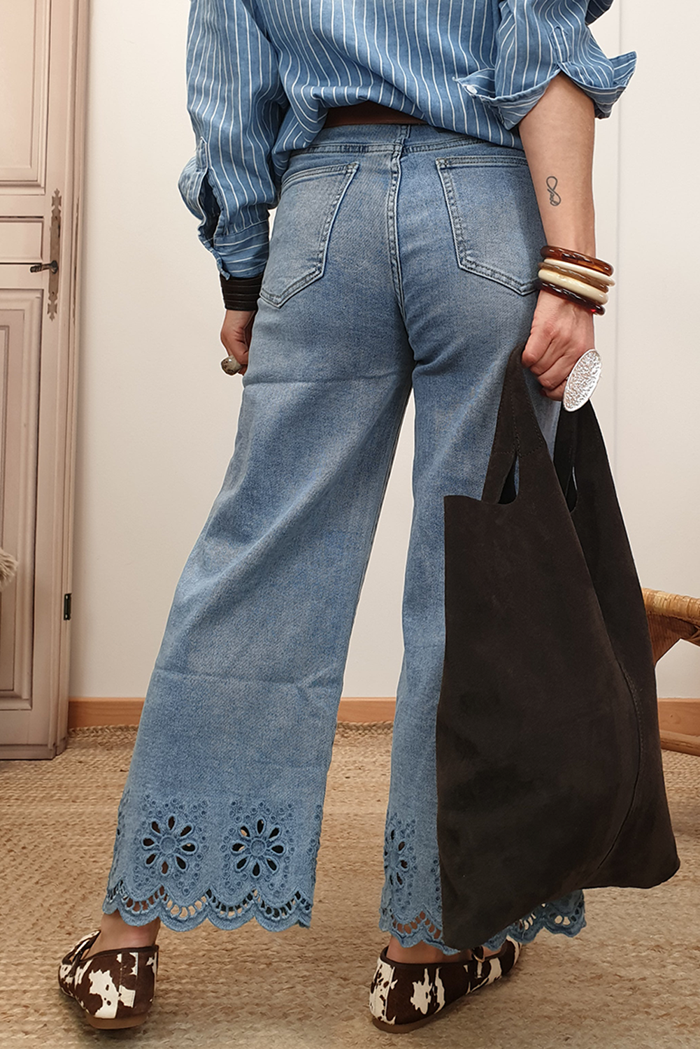 wide leg jeans