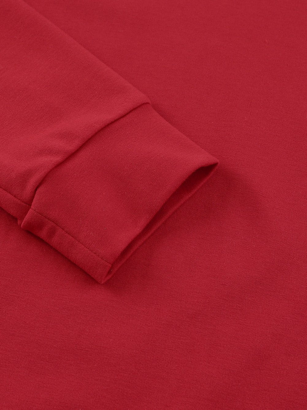 Fiery Red Classic Raglan Sleeve Sweatshirt