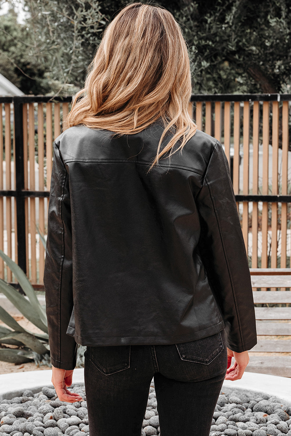 black boxy jacket