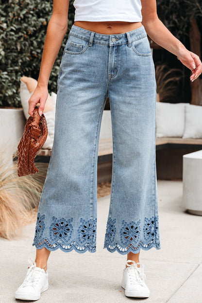 wide leg jeans