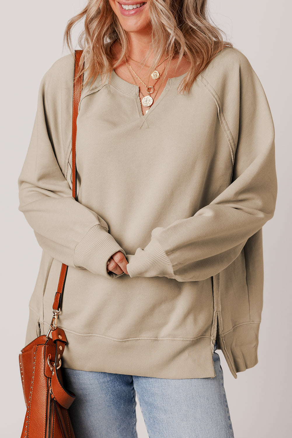 solid color sweatshirt