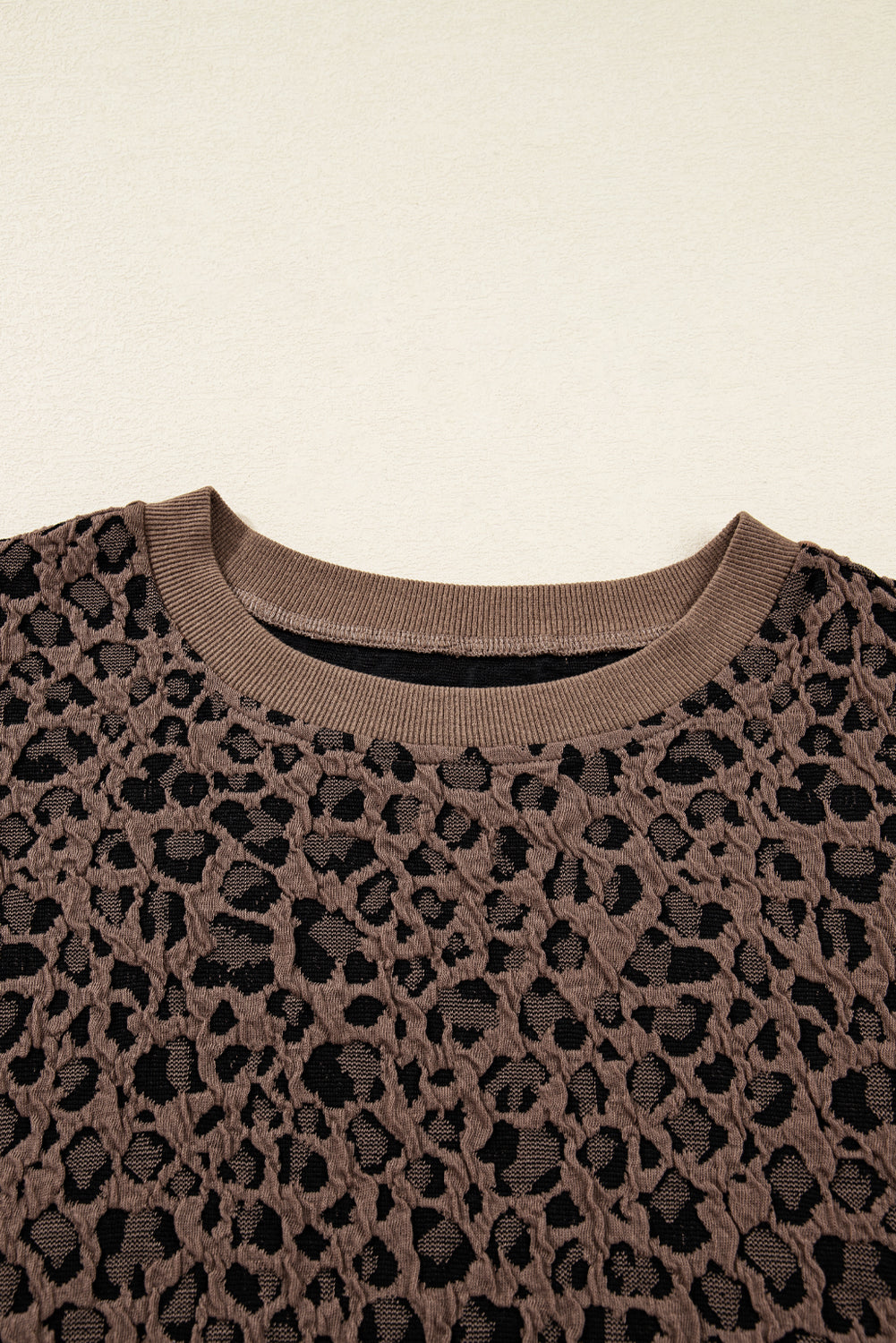 leopard long sleeve top