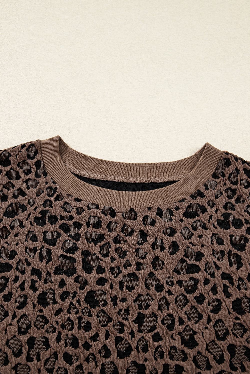 leopard long sleeve top