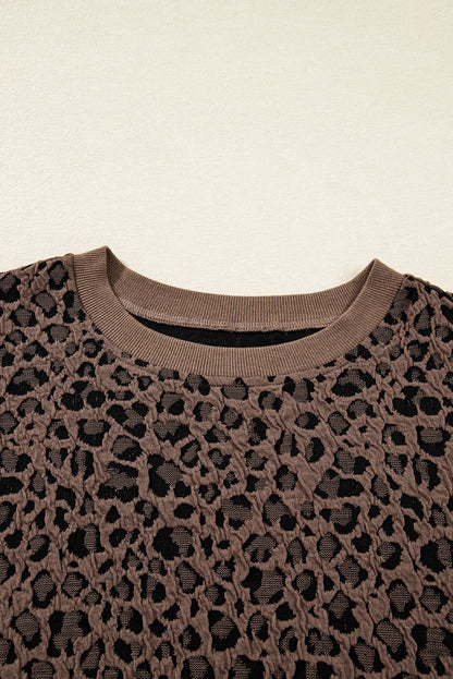 leopard long sleeve top