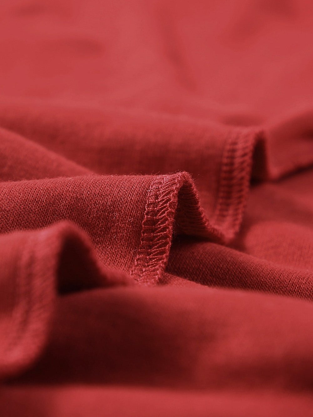 Fiery Red Crew Neck Patchwork Long Sleeve Casual Top