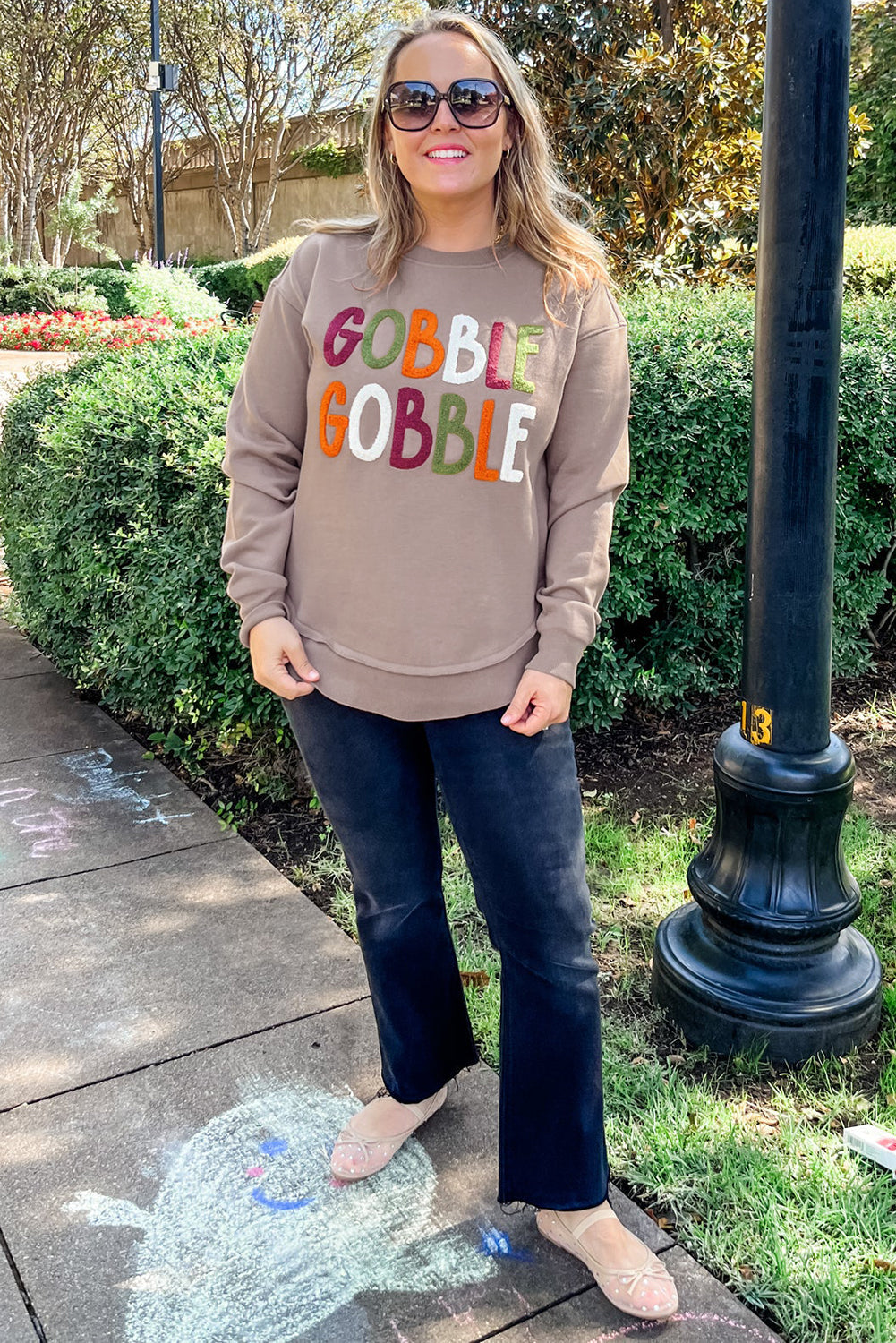 thanksgiving graphic sweatshirt