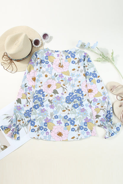 lantern long sleeve blouse