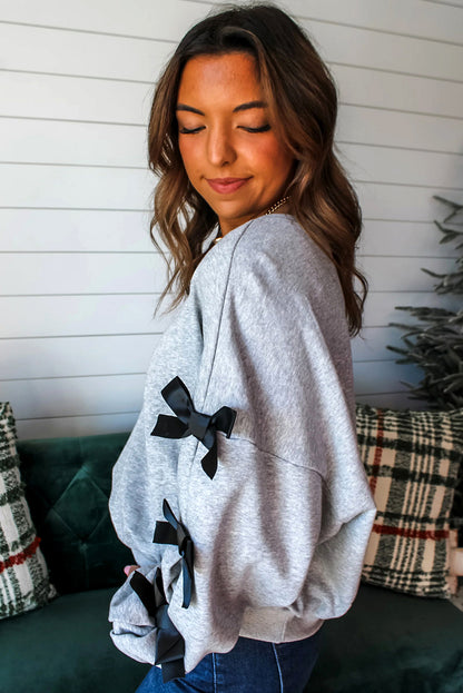 ribbon bow sweatshirt