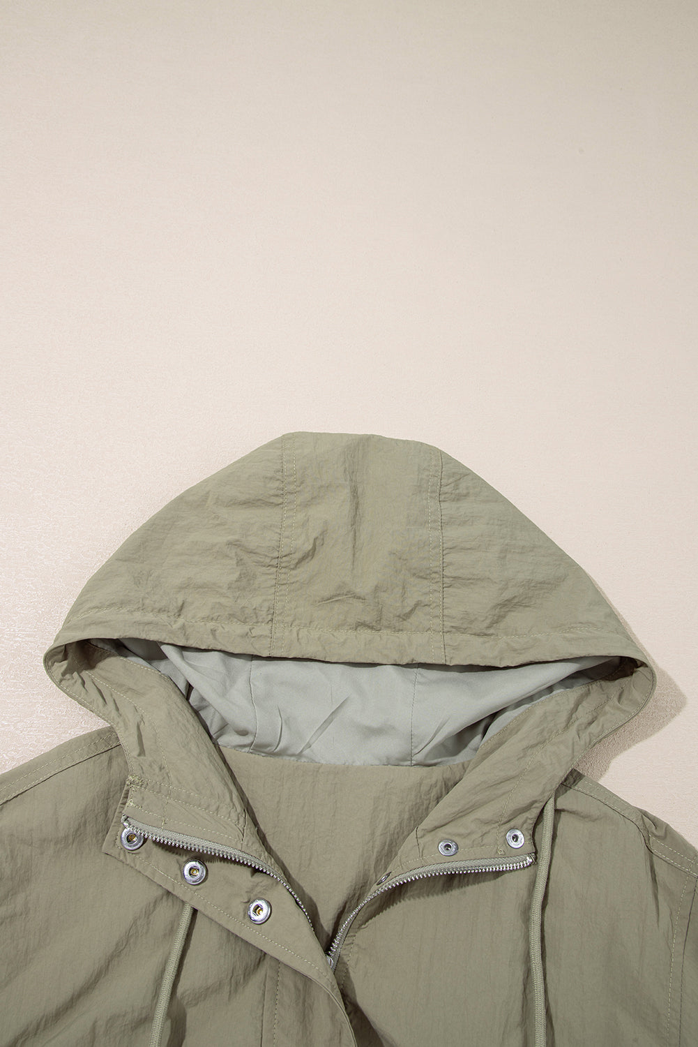 hooded utility jacket