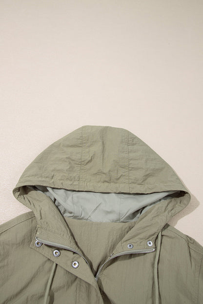 hooded utility jacket