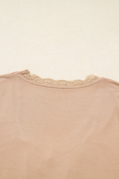 v neck long sleeve top