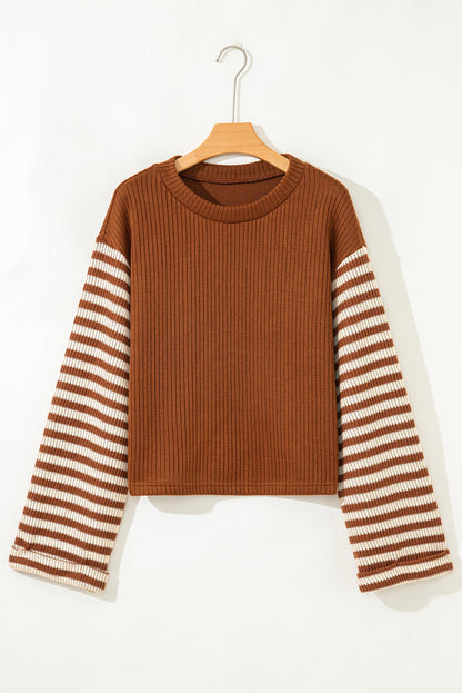 Brown Stripe top