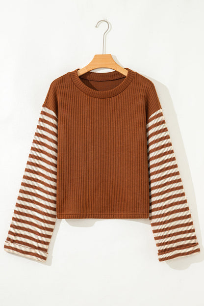 Brown Stripe top