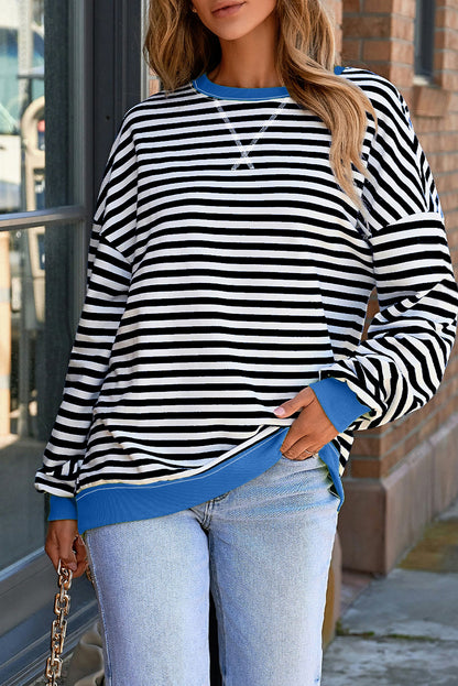 striped sweatshirt
