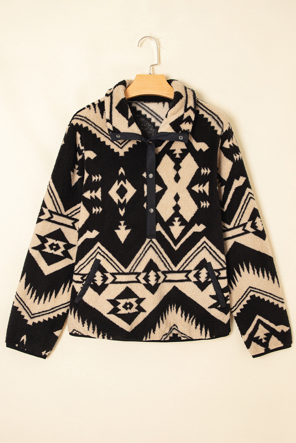 western print sweatshirt