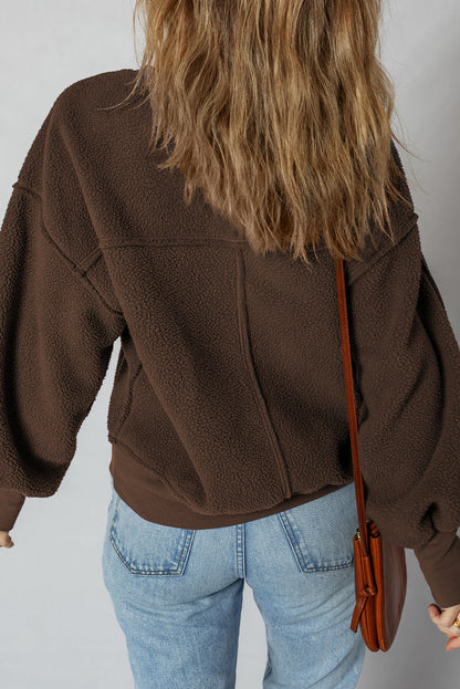 fleece winter sweatshirt