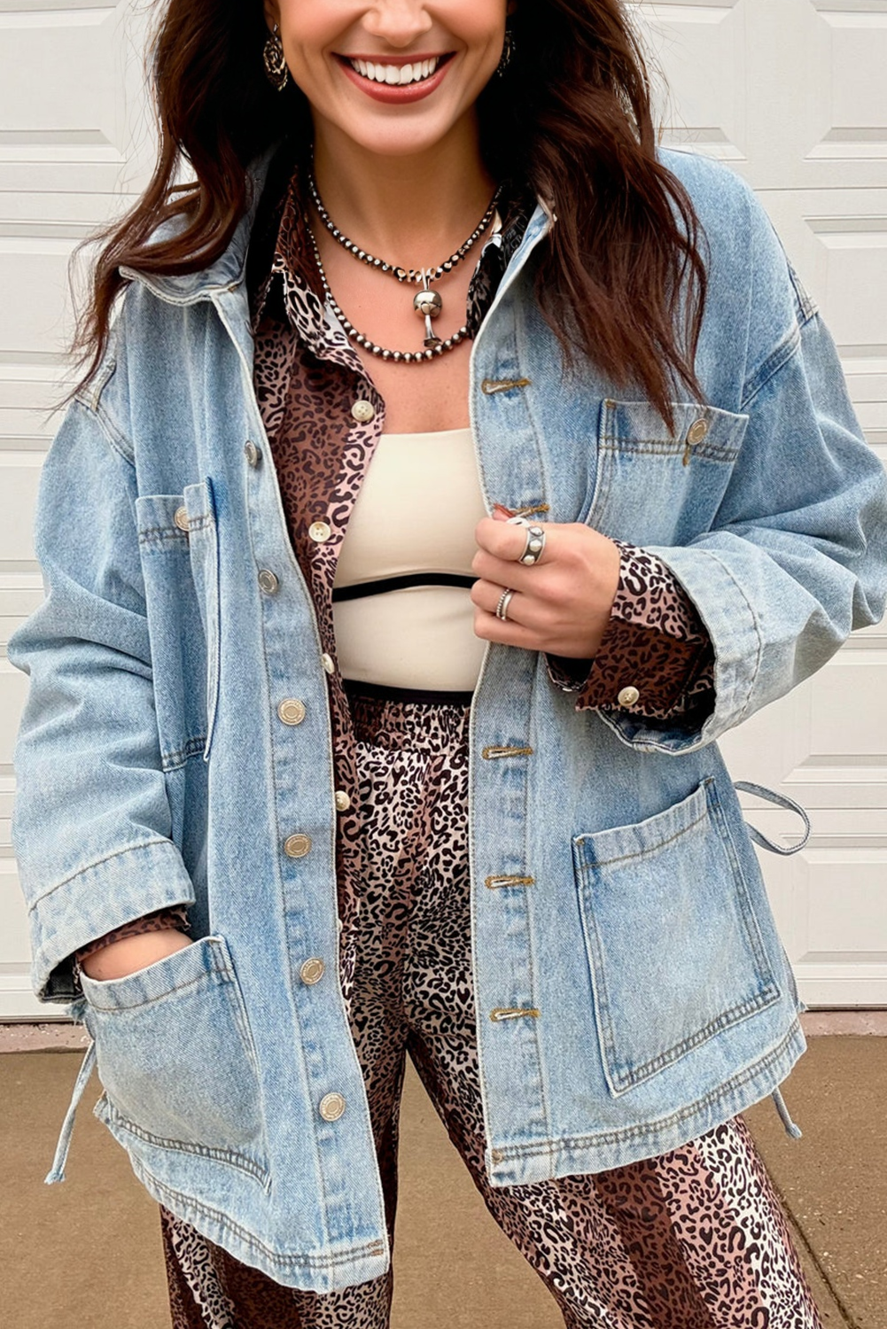 blue denim jacket