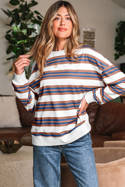 striped sweatshirt