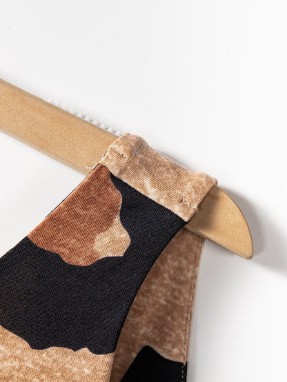 Size Curve Dresses Plus Size Loose Elegant Floral Pattern Stitching Midi Dress