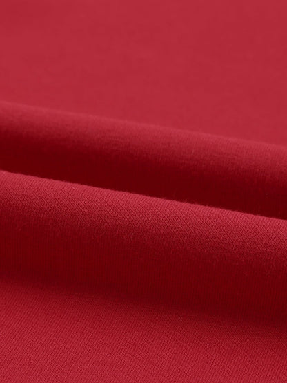 Fiery Red Classic Raglan Sleeve Sweatshirt